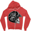 hi girl... ride with me! Zipper Hoodie