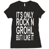 rock n grohl Ladies Fitted T-Shirt