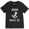 jesus drives me V-Neck Tee