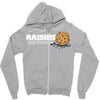 raisins ruin everything Zipper Hoodie