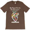 my body is a garden, not a graveyard black T-Shirt