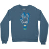 llap foam finger Crewneck Sweatshirt