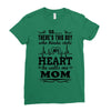 There's This Boy Who Stole My Heart He Calls Me Mom Ladies Fitted T-Shirt