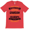 Super Cool Grandson Of A Freaking Awesome Grandpa T-Shirt