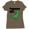 pregasaurus rex Ladies Fitted T-Shirt