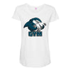 Shark Gym Maternity Scoop Neck T-shirt