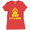 let's cook Ladies Fitted T-Shirt
