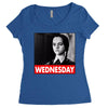 wednesday addams Women's Triblend Scoop T-shirt