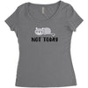Cat Says Not Today Women's Triblend Scoop T-shirt