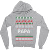 ugly christmas papa Zipper Hoodie