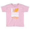 I Love Pumpkin Spice Everything Toddler T-shirt