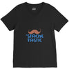 stache tastic V-Neck Tee