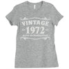 vintage 1972 aged to perfection Ladies Fitted T-Shirt