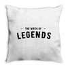 Life Begins at Forty 1978 the Birth of Legends Throw Pillow