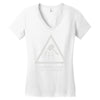 warning god of thunder Women's V-Neck T-Shirt