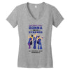 One Night Only Donna And The Dynamos Women's V-Neck T-Shirt