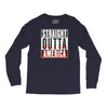 straight outta america Long Sleeve Shirts