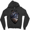 galaxy heart Zipper Hoodie