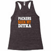 chicago bears tee packers can suck my ditka Racerback Tank
