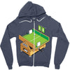 pre computers Zipper Hoodie