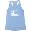 stolzer lkw fahrer trucker disponent Racerback Tank