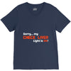 check liver light is on V-Neck Tee