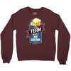drinking beer Crewneck Sweatshirt