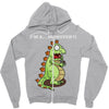 oh no monster Zipper Hoodie