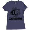 zombie bee Ladies Fitted T-Shirt