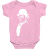 clockwork mozart orange Baby Onesie
