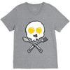 eggskull V-Neck Tee