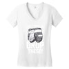 don't make me Women's V-Neck T-Shirt