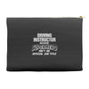 driving instructor superhero Accessory Pouches