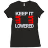 keep it lowered Ladies Fitted T-Shirt