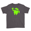 android eats apple Youth Tee