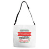 may your christmas be merry &amp; bright Adjustable Strap Totes