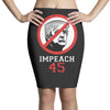Impeach 45 Stop Trump Pencil Skirts