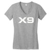 x9 Women's V-Neck T-Shirt