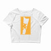 rock climbing wall climb indoor outdoor 2 Crop Top