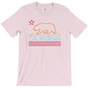neon sign california republic flag bear T-Shirt
