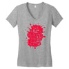 happy faces fv914 best trending Women's V-Neck T-Shirt