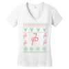 jake paul ugly christmas Women's V-Neck T-Shirt