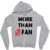 Avengers More Than A Fan Zipper Hoodie