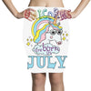 unicorns are born in july cute unicorn Pencil Skirts