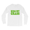 kiss my grass Long Sleeve Shirts