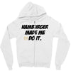 Hamburger Zipper Hoodie