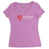 movie t shirt inspired by the film   the fly movie Women's Triblend Scoop T-shirt