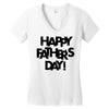 happy father&rsquo;s day Women's V-Neck T-Shirt