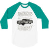 america's  highway 3/4 Sleeve Shirt