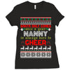 santa only comes once a year nanny is always here to cheer Ladies Fitted T-Shirt